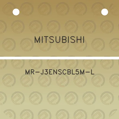 mitsubishi-mr-j3enscbl5m-l