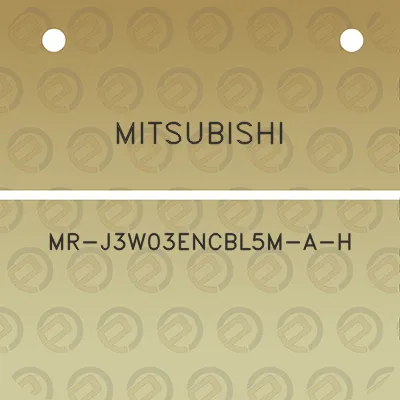 mitsubishi-mr-j3w03encbl5m-a-h