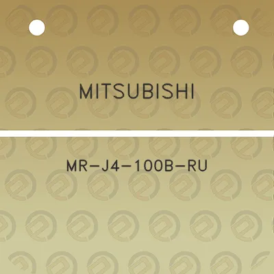 mitsubishi-mr-j4-100b-ru