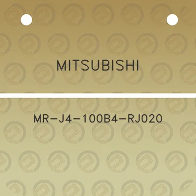 mitsubishi-mr-j4-100b4-rj020