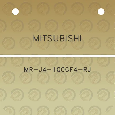 mitsubishi-mr-j4-100gf4-rj