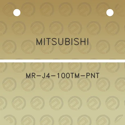 mitsubishi-mr-j4-100tm-pnt