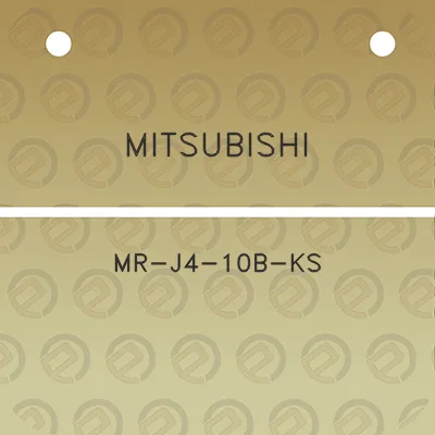 mitsubishi-mr-j4-10b-ks