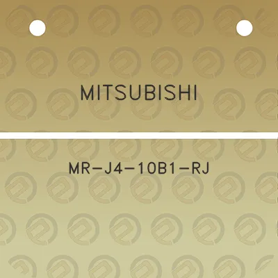 mitsubishi-mr-j4-10b1-rj