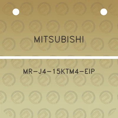 mitsubishi-mr-j4-15ktm4-eip