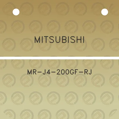 mitsubishi-mr-j4-200gf-rj