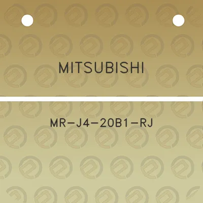 mitsubishi-mr-j4-20b1-rj