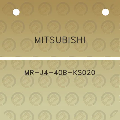 mitsubishi-mr-j4-40b-ks020