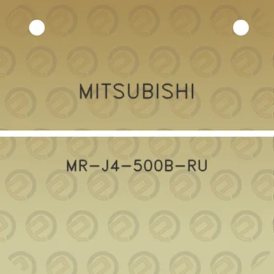 mitsubishi-mr-j4-500b-ru