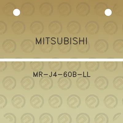 mitsubishi-mr-j4-60b-ll