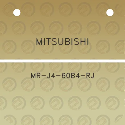 mitsubishi-mr-j4-60b4-rj