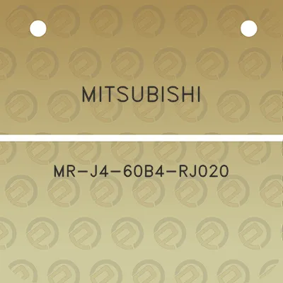 mitsubishi-mr-j4-60b4-rj020