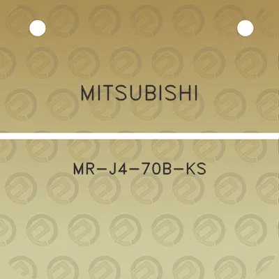 mitsubishi-mr-j4-70b-ks