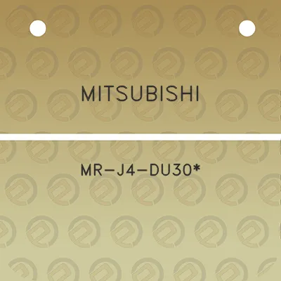 mitsubishi-mr-j4-du30