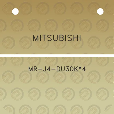 mitsubishi-mr-j4-du30k4