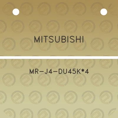 mitsubishi-mr-j4-du45k4