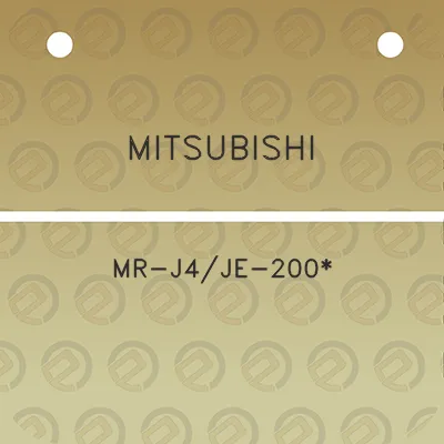 mitsubishi-mr-j4je-200