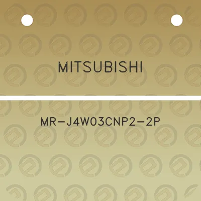 mitsubishi-mr-j4w03cnp2-2p