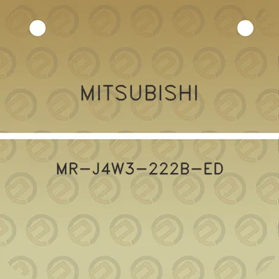 mitsubishi-mr-j4w3-222b-ed