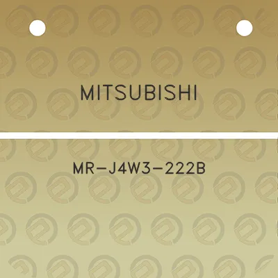 mitsubishi-mr-j4w3-222b