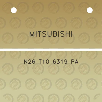 mitsubishi-n26-t10-6319-pa