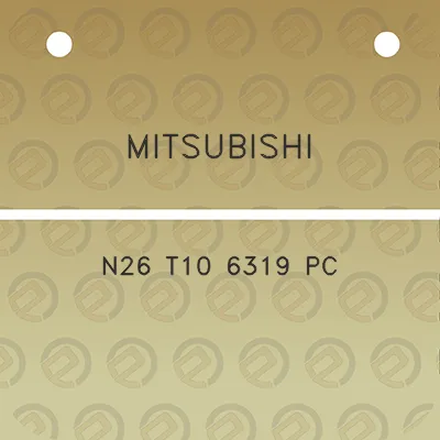 mitsubishi-n26-t10-6319-pc