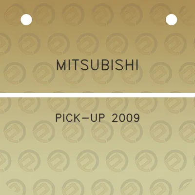 mitsubishi-pick-up-2009