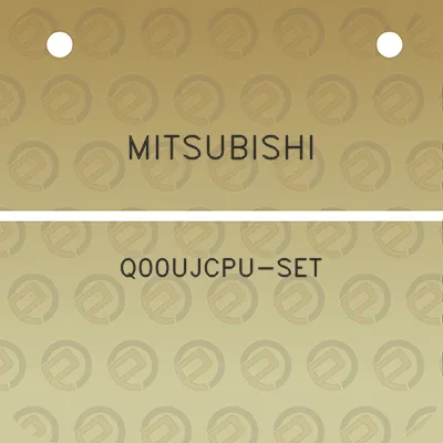 mitsubishi-q00ujcpu-set