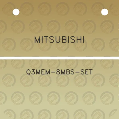 mitsubishi-q3mem-8mbs-set