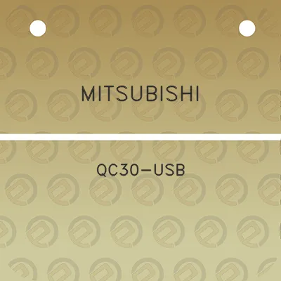 mitsubishi-qc30-usb