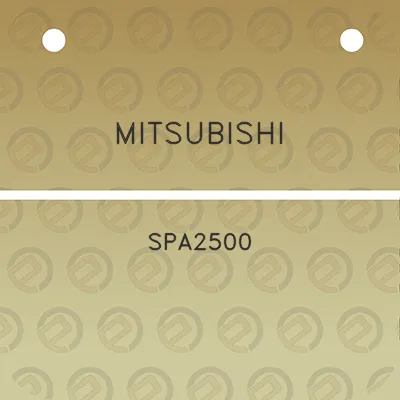 mitsubishi-spa2500