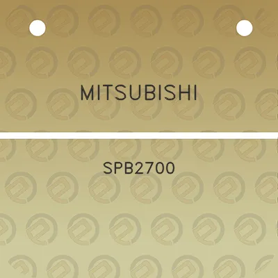 mitsubishi-spb2700