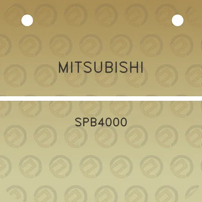 mitsubishi-spb4000