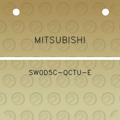 mitsubishi-sw0d5c-qctu-e