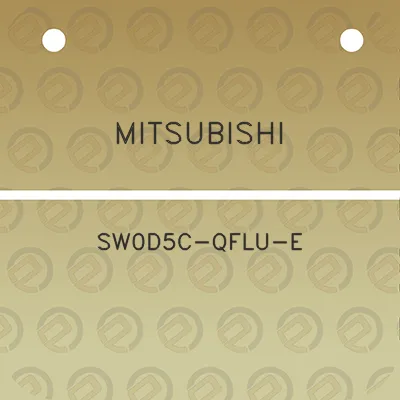 mitsubishi-sw0d5c-qflu-e