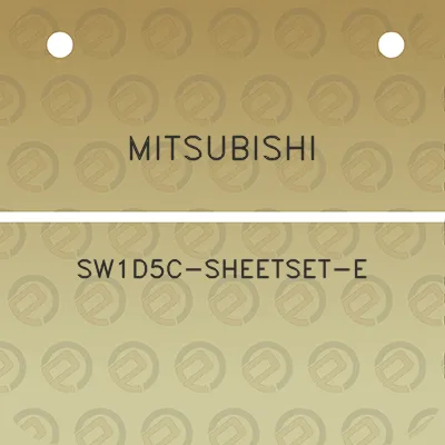 mitsubishi-sw1d5c-sheetset-e