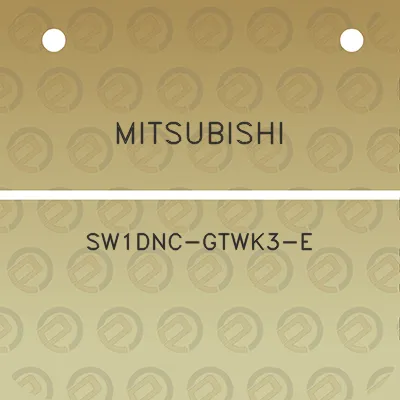 mitsubishi-sw1dnc-gtwk3-e