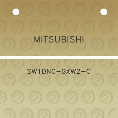 mitsubishi-sw1dnc-gxw2-c