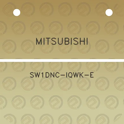 mitsubishi-sw1dnc-iqwk-e