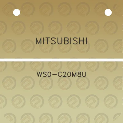 mitsubishi-ws0-c20m8u