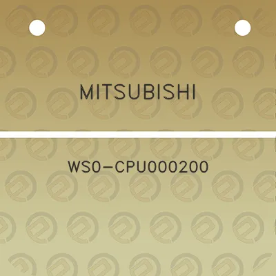 mitsubishi-ws0-cpu000200