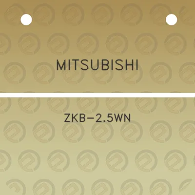 mitsubishi-zkb-25wn