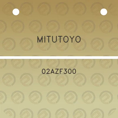 mitutoyo-02azf300