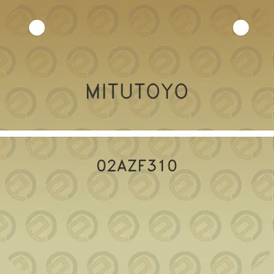 mitutoyo-02azf310