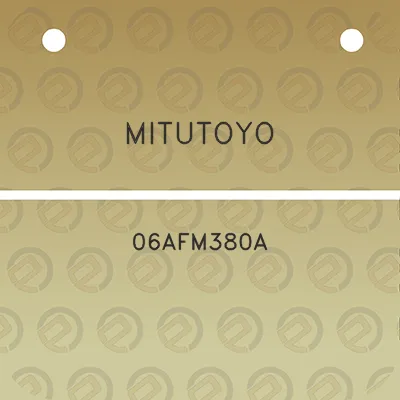 mitutoyo-06afm380a