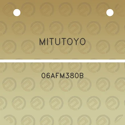 mitutoyo-06afm380b