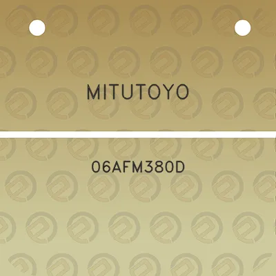 mitutoyo-06afm380d