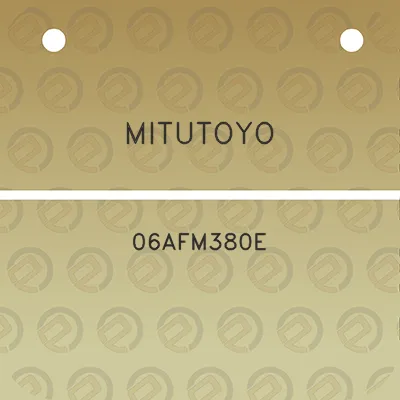 mitutoyo-06afm380e