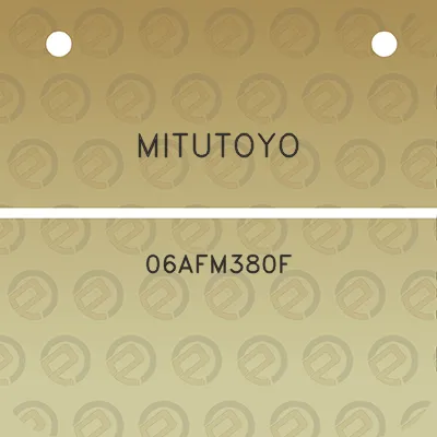 mitutoyo-06afm380f