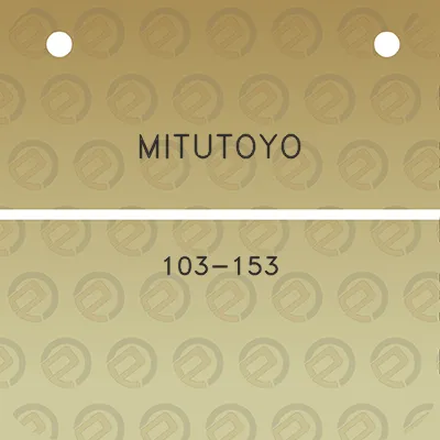 mitutoyo-103-153